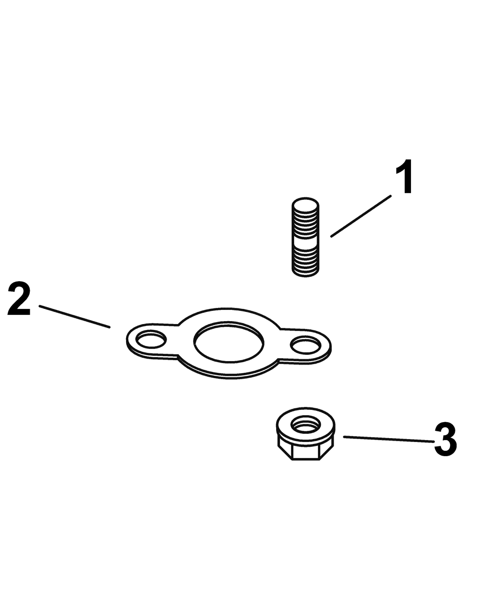 Kohler Cv750-0028 Exhaust Diagram and Parts List for M60-KH 53AH8CT6050-30HP-OHV Cub Cadet Lawn Tractor
